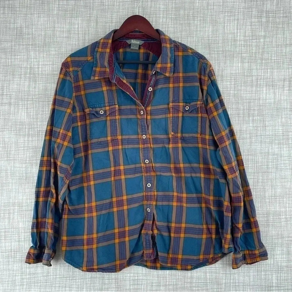 Natural Reflection Womens Size 1X Long Sleeve Button Down Shirt 3298 - Picture 1 of 7